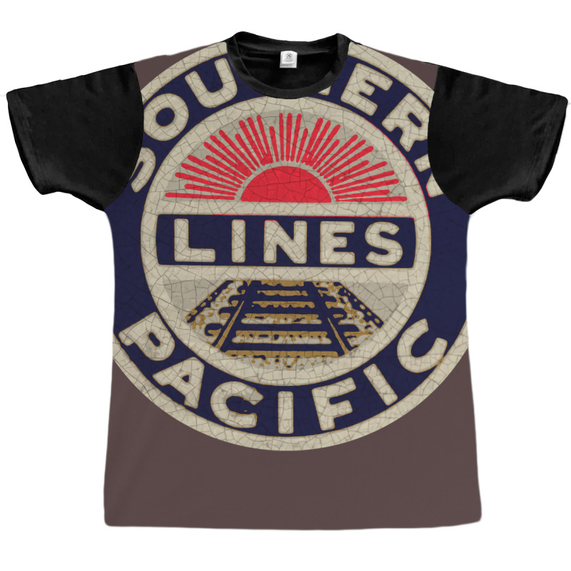 Southern Pacific Lines Railroad Girl Nature Graphic T-shirt by jegatjinty9 | Artistshot