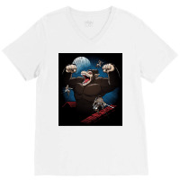 Ozaru Poster Boy (1) V-neck Tee | Artistshot