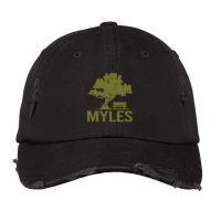 A Good Day - Myles Name Vintage Cap | Artistshot