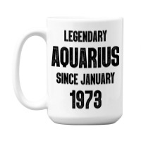 Aquarius Birthday January 1973 15 Oz Coffee Mug | Artistshot