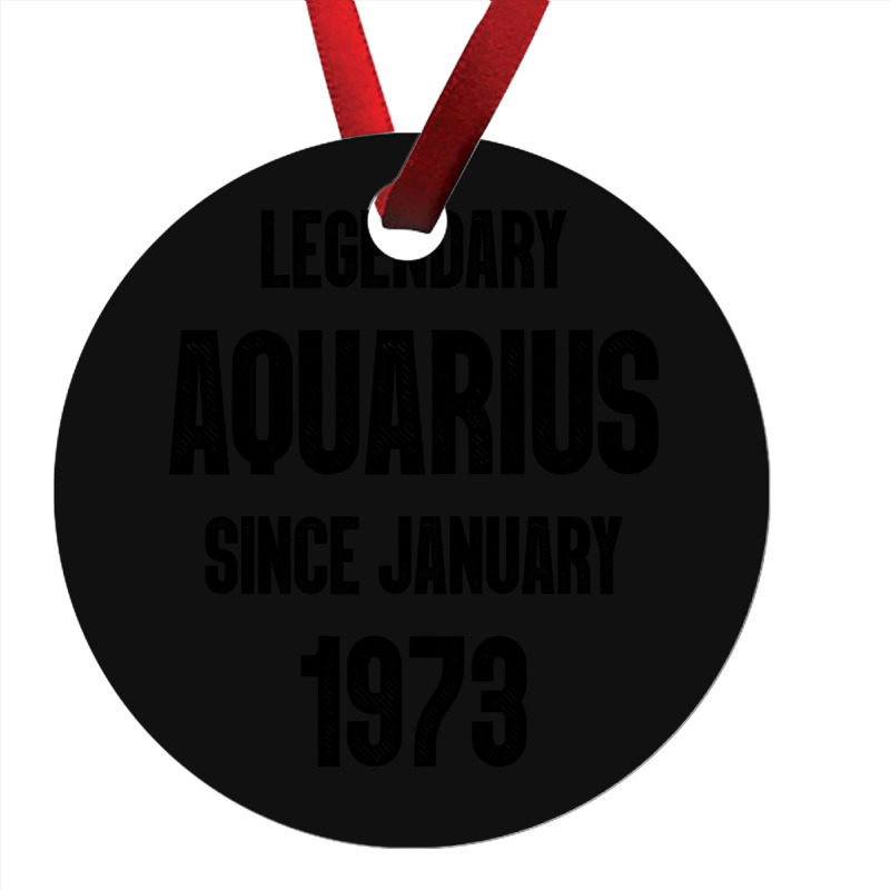 Aquarius Birthday January 1973 Ornament | Artistshot