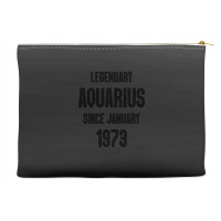 Aquarius Birthday January 1973 Accessory Pouches | Artistshot