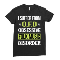 Obsessive Love Folk Music Ladies Fitted T-shirt | Artistshot