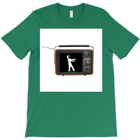 Tv Time Poster Red (1) T-shirt | Artistshot