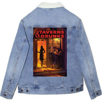 Taverns & Drunks Unisex Sherpa-lined Denim Jacket | Artistshot