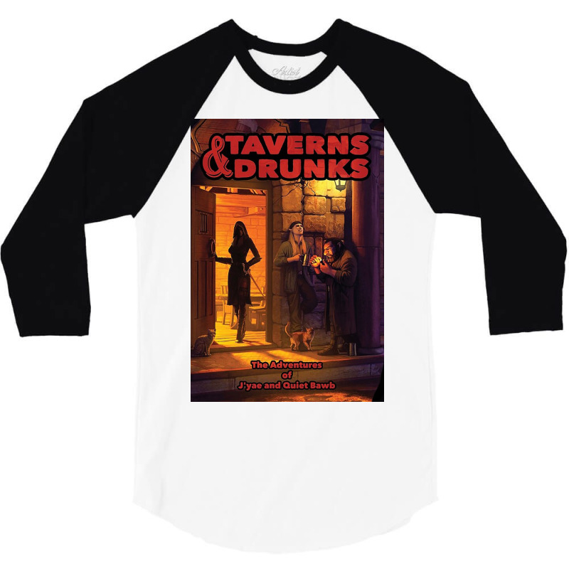 Taverns & Drunks 3/4 Sleeve Shirt by johnlu | Artistshot