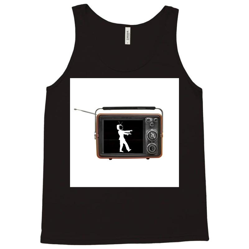 Tv Time Poster Red (1) Tank Top | Artistshot