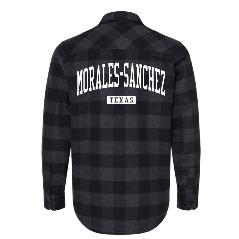 Morales Sanchez Texas Tx Vintage Athletic Sports Design T Shirt Flannel Shirt by sheritl9tl | Artistshot