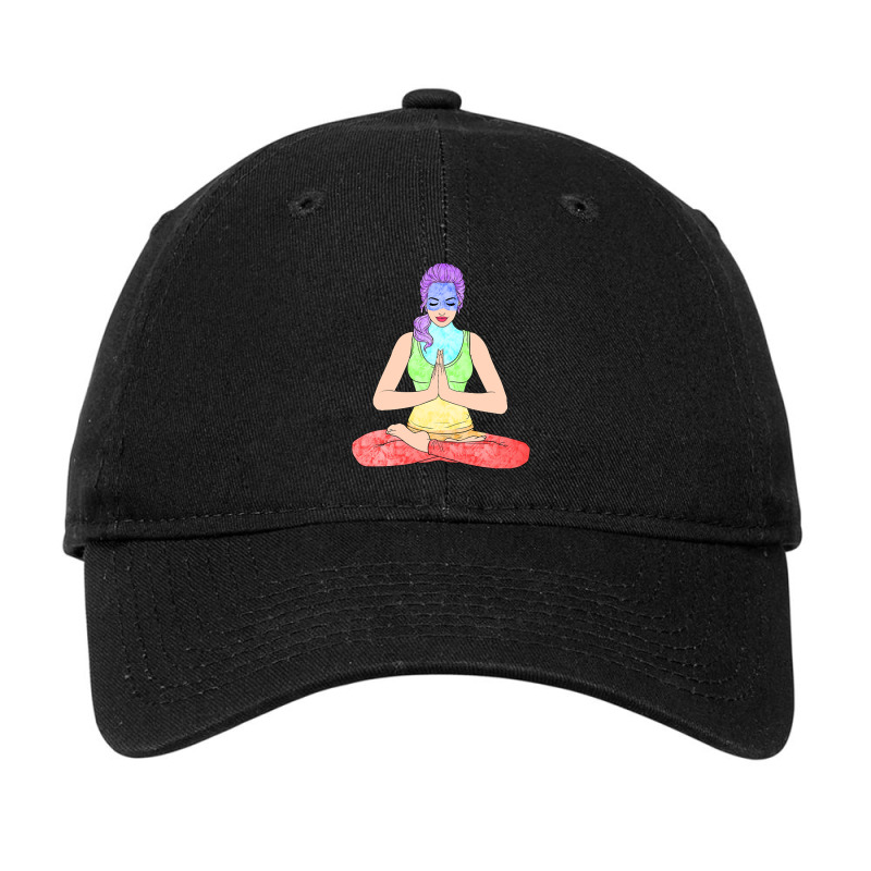 Trending 7 Chakras Meditation Woman Adjustable Cap by declangreenwood | Artistshot