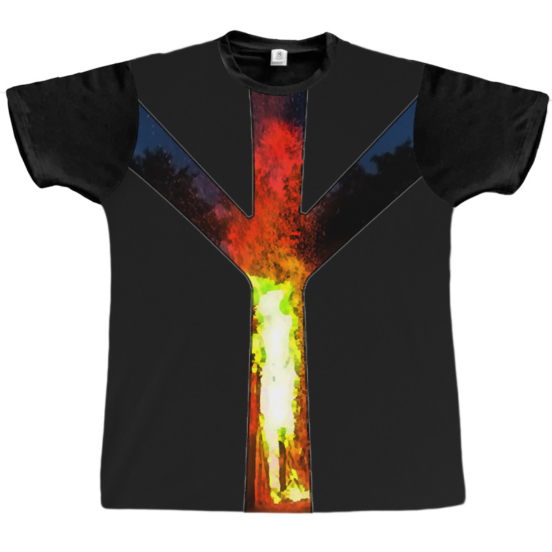 Algiz - Bonfire Graphic T-shirt by venbytumny | Artistshot