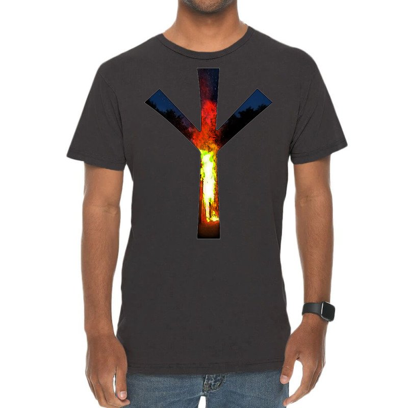 Algiz - Bonfire Vintage T-Shirt by venbytumny | Artistshot