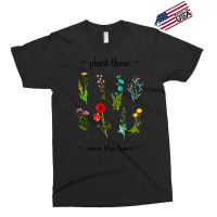 Hot Trend Plant These Save The Bees (watercolor Wildflowers) Exclusive T-shirt | Artistshot