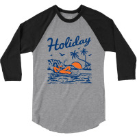 Holiday At The Beach 3/4 Sleeve Shirt | Artistshot