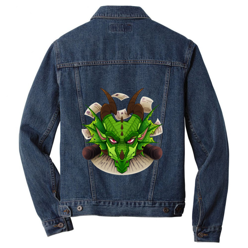 Wings Of Fire Chameleon The Rainwing 1 Men Denim Jacket | Artistshot