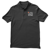 Artists And Wine Make Everything Fine  For Artist Men's Polo Shirt | Artistshot