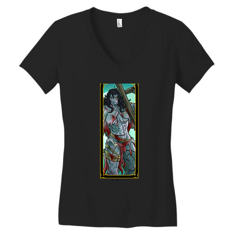 Mary Frankenstein Women's V-Neck T-Shirt by FlorBaldini | Artistshot