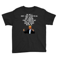 Limited Edition Donald Trump Father-in-law Gag Conservative Dad Youth Tee | Artistshot