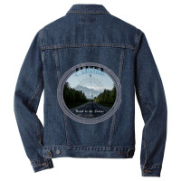 Alaska North To Denali, North To The Future Men Denim Jacket | Artistshot