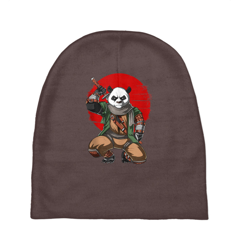 Panda Bear Ninja Samurai Warrior Funny Kung Fu Animal Kids Baby Beanies by Laura K | Artistshot