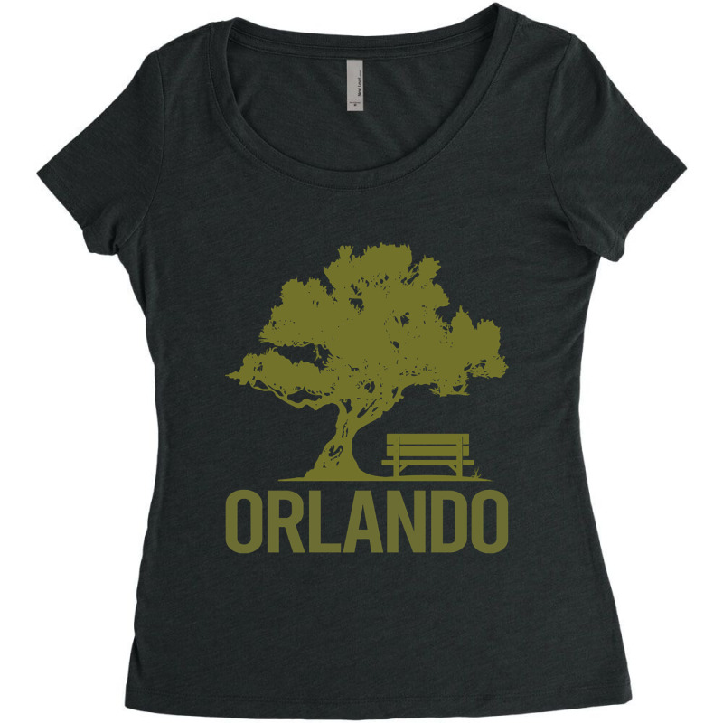 A Good Day - Orlando Name Women's Triblend Scoop T-shirt by sausagefencing57 | Artistshot