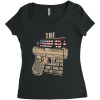 The Trump 45 Cause The 44 Didn't Work For The Last 8 Years Women's Triblend Scoop T-shirt | Artistshot