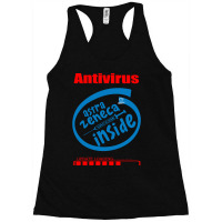 Antivirus Astra Zeneca Vaccine Inside Racerback Tank | Artistshot