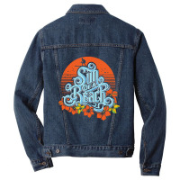 Holiday T Shirt Holiday Beach Sunshine Surfer Neg Men Denim Jacket | Artistshot