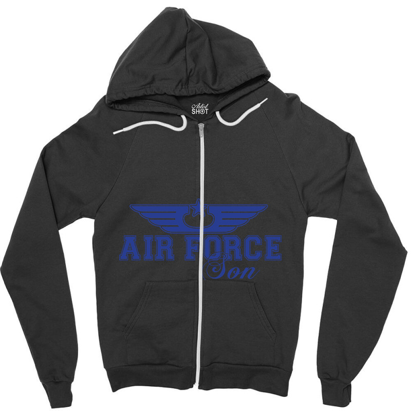 Air Force Son Zipper Hoodie | Artistshot