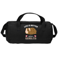 Life T Shirt Life Is Better With A Guinean Pig Duffel Bag | Artistshot