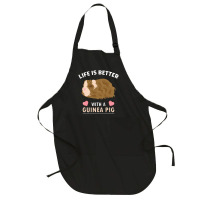 Life T Shirt Life Is Better With A Guinean Pig Full-length Apron | Artistshot