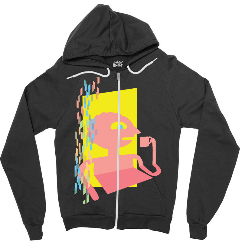 Prismo The Wish Master Zipper Hoodie by DanielPatrickGrasseschi | Artistshot