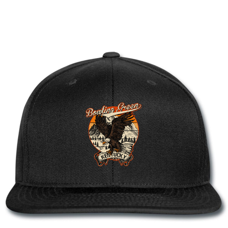 Bowling Green Kentucky Bald Eagle Retro Vintage Aesthetic Printed hat by BrianneRemers65 | Artistshot