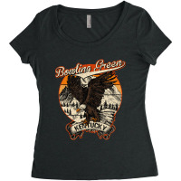 Bowling Green Kentucky Bald Eagle Retro Vintage Aesthetic Women's Triblend Scoop T-shirt | Artistshot