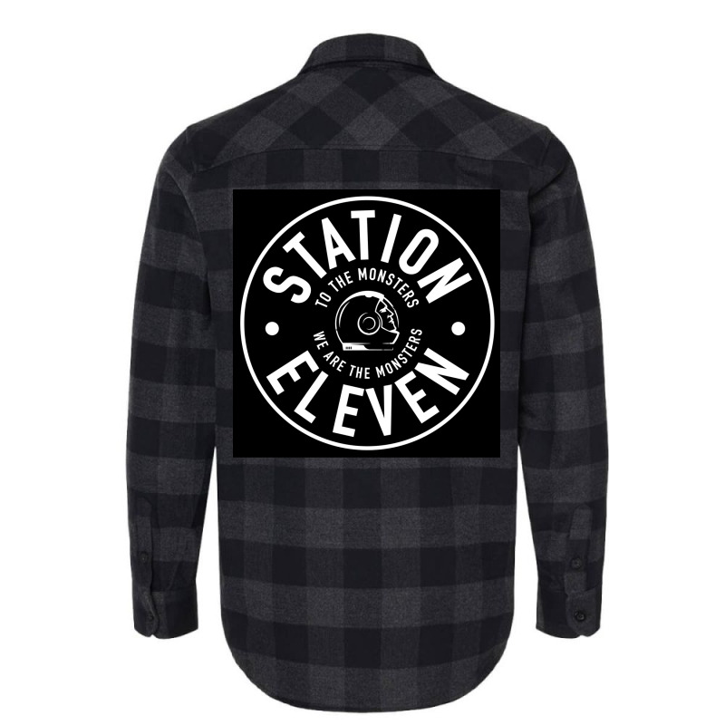 Station Eleven Hbo Max Poster Travel (1) Flannel Shirt by unrueestockw | Artistshot