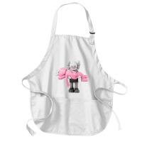 'kaws' Helping Pink Medium-length Apron | Artistshot