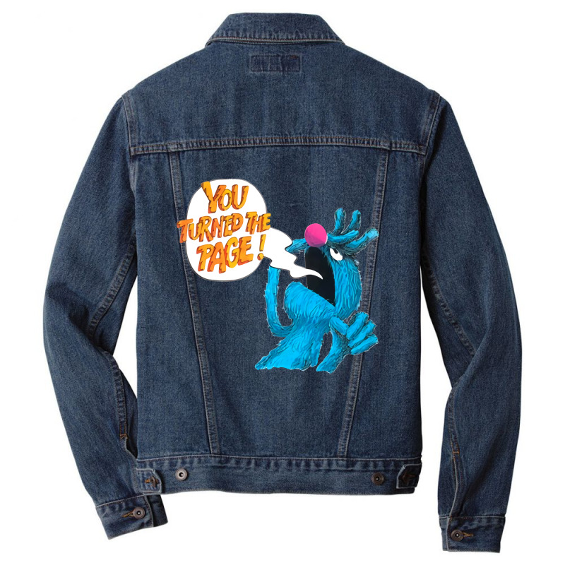 Retro Vintage The Monster At The End Of This Book Gift For Fans, For M Men Denim Jacket | Artistshot