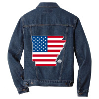 Arkansas Made In The Usa Men Denim Jacket | Artistshot