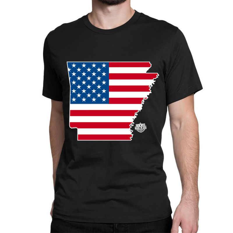 Arkansas Made In The Usa Classic T-shirt by ternacanuda | Artistshot