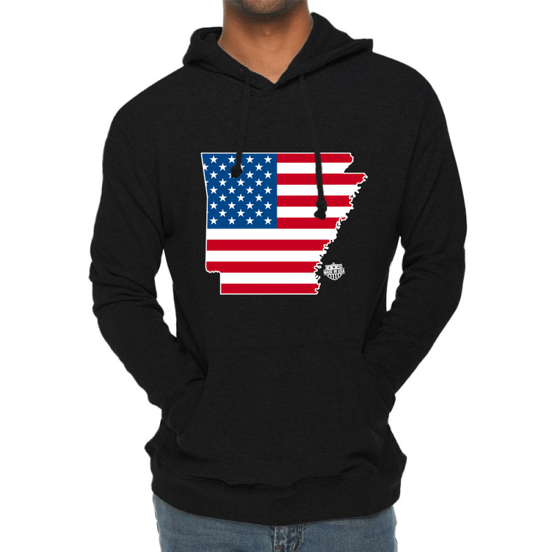 Arkansas Made In The Usa Lightweight Hoodie by ternacanuda | Artistshot