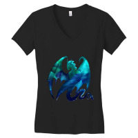 Fractal Dragon Women's V-neck T-shirt | Artistshot