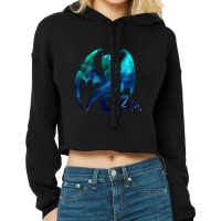 Fractal Dragon Cropped Hoodie | Artistshot