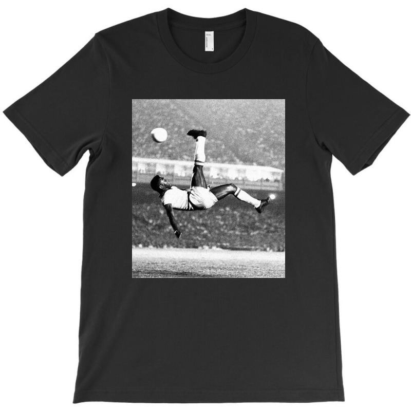 Pele In The Air With Brazil T-Shirt by sanfordhmph | Artistshot