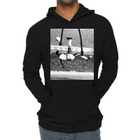 Pele In The Air With Brazil Lightweight Hoodie | Artistshot