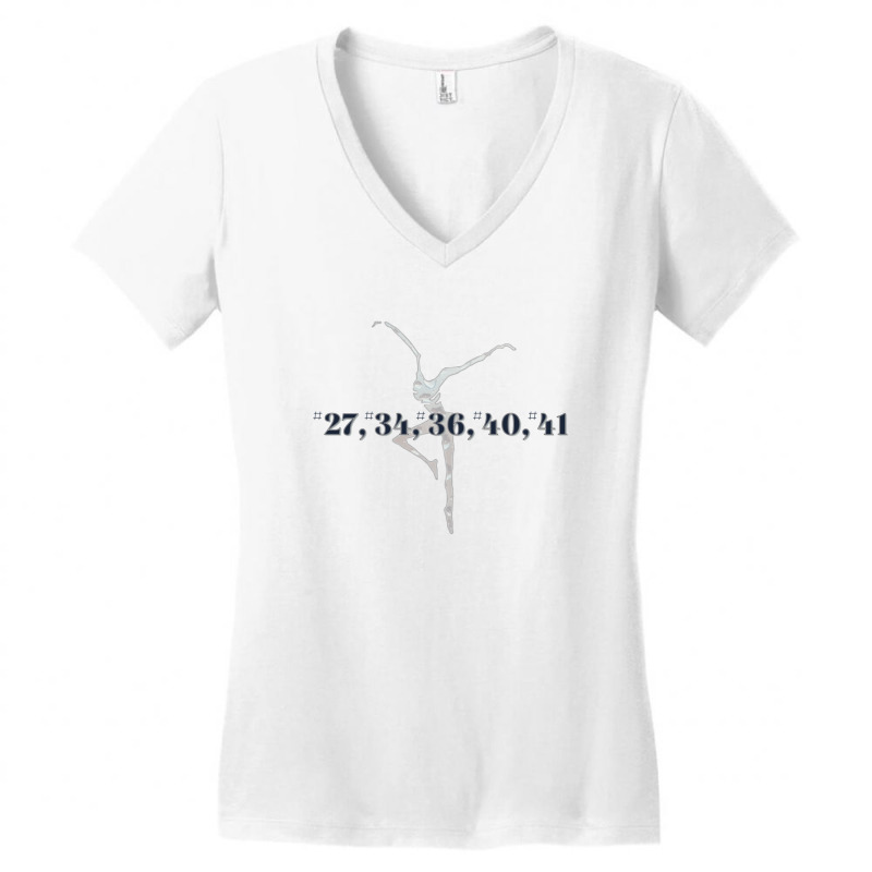 Dmb Numbered Songs With Firedancer Women's V-Neck T-Shirt by JerrodWalczynski | Artistshot