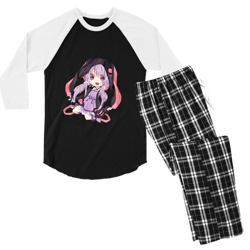 Yuzuki Yukari Chibi 1 Men's 3/4 Sleeve Pajama Set | Artistshot