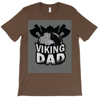 Viking Dad  Aesthetic Blue T-shirt | Artistshot