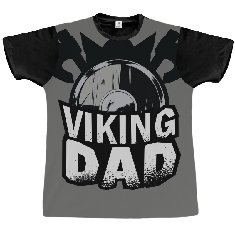 Viking Dad  Aesthetic Blue Graphic T-shirt | Artistshot