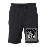 Viking Dad  Aesthetic Blue Fleece Short | Artistshot