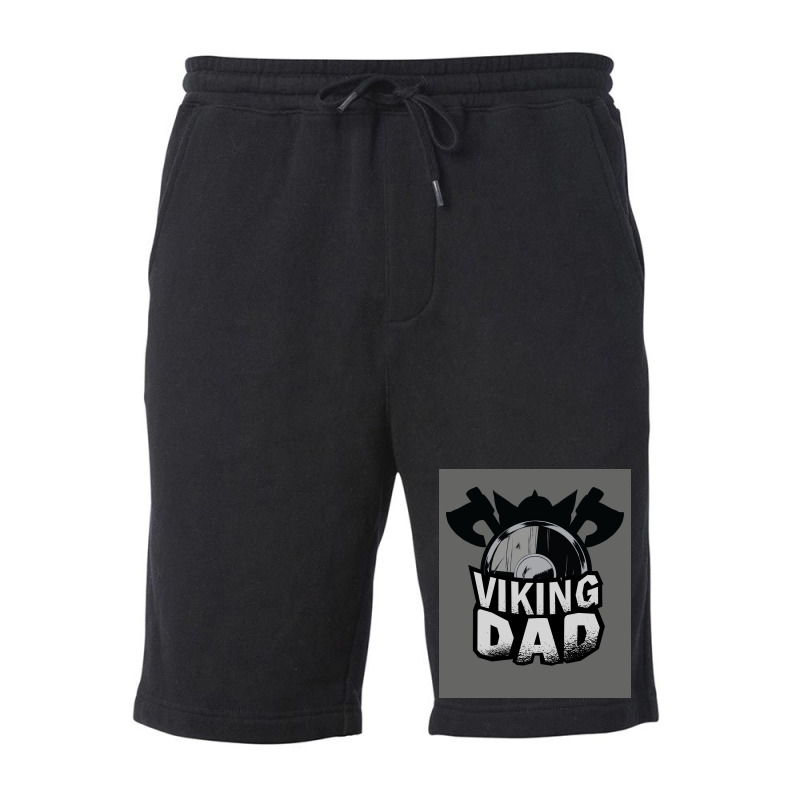 Viking Dad  Aesthetic Blue Fleece Short | Artistshot