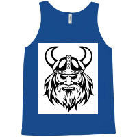 Viking Norse Helmet Man  Funny Green Tank Top | Artistshot